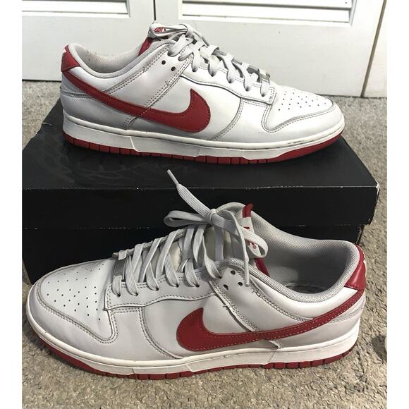 Nike Dunk Low Varsity Red White FJ0832-011 Men\'s Size 10.5 main image 7